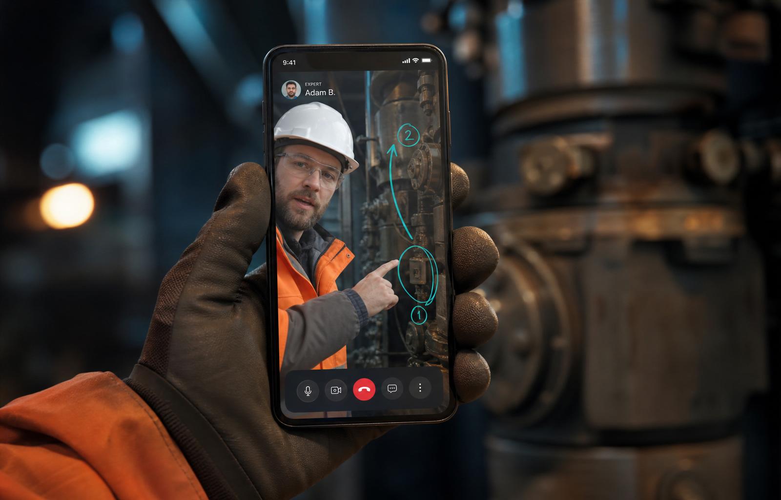 How Visual Remote Assistance Reduces Equipment Downtime by 42%: A Data-Driven Analysis for Industrial Manufacturers